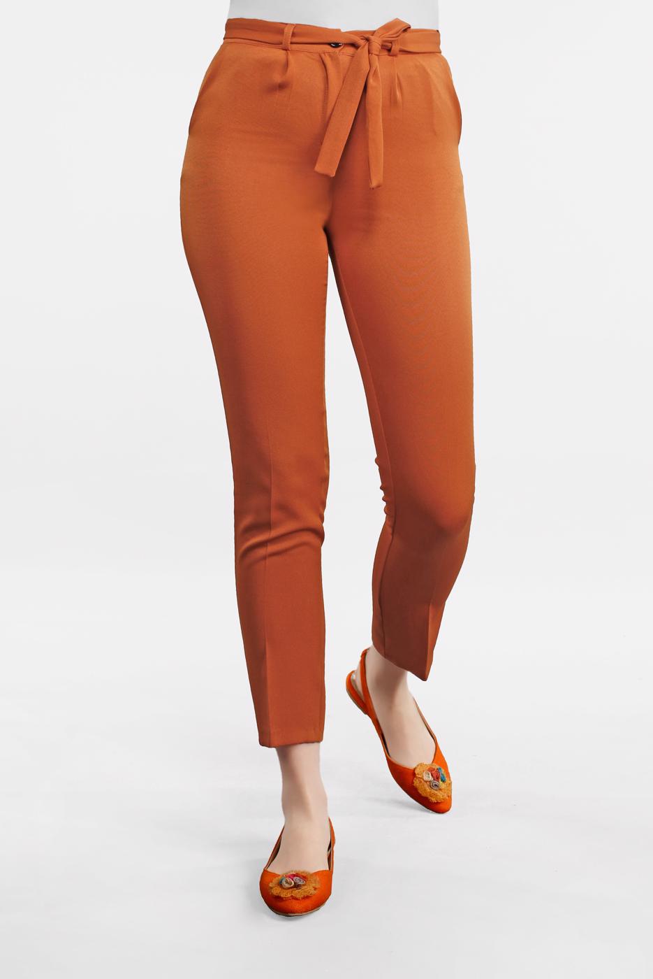 Vêtements hijab ORANGE Pantalon T 4002 