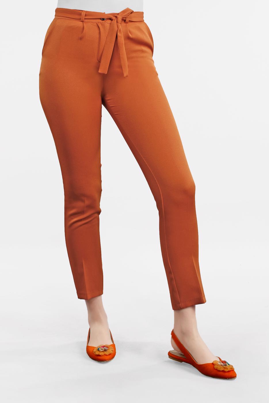 Vêtements hijab ORANGE Pantalon T 4002 