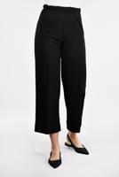 Tesettür giyim SİYAH BELİ LASTİKLİ BOL PAÇA PANTOLON 4051