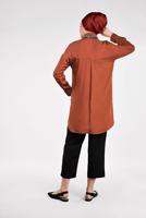 Tesettür giyim SİYAH BELİ LASTİKLİ BOL PAÇA PANTOLON 4051