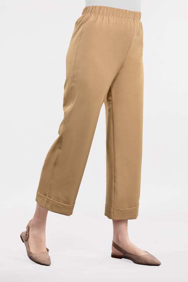 Vêtements hijab  Elasticated Waist Wide Cuff Pants T 4051  - TRENDTESETTÜR
