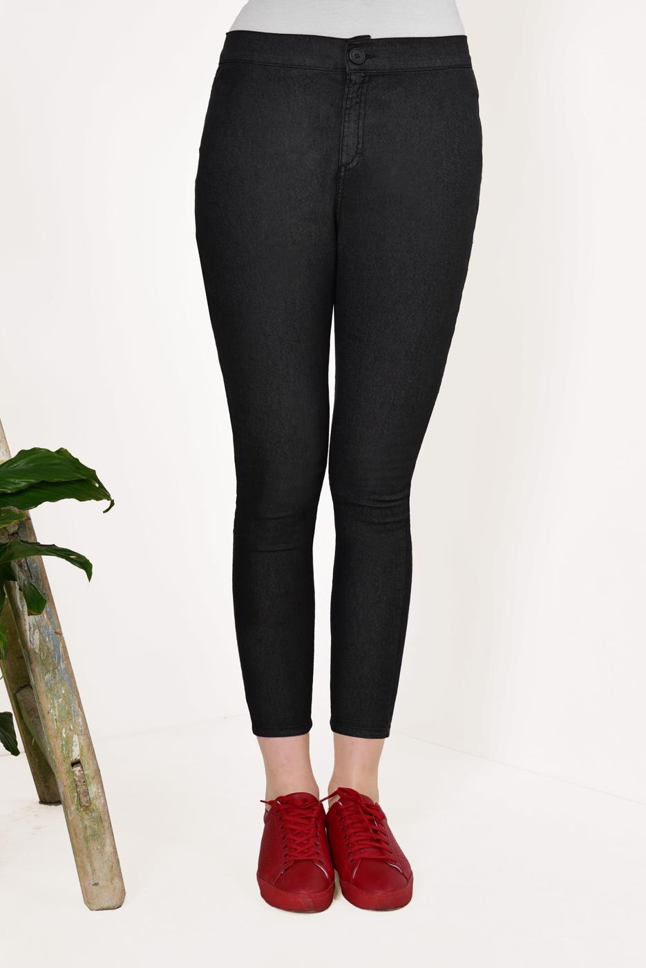 Hijab clothing BLACK T 4503 EYYO-LİKRALI DENİM PANTOLON