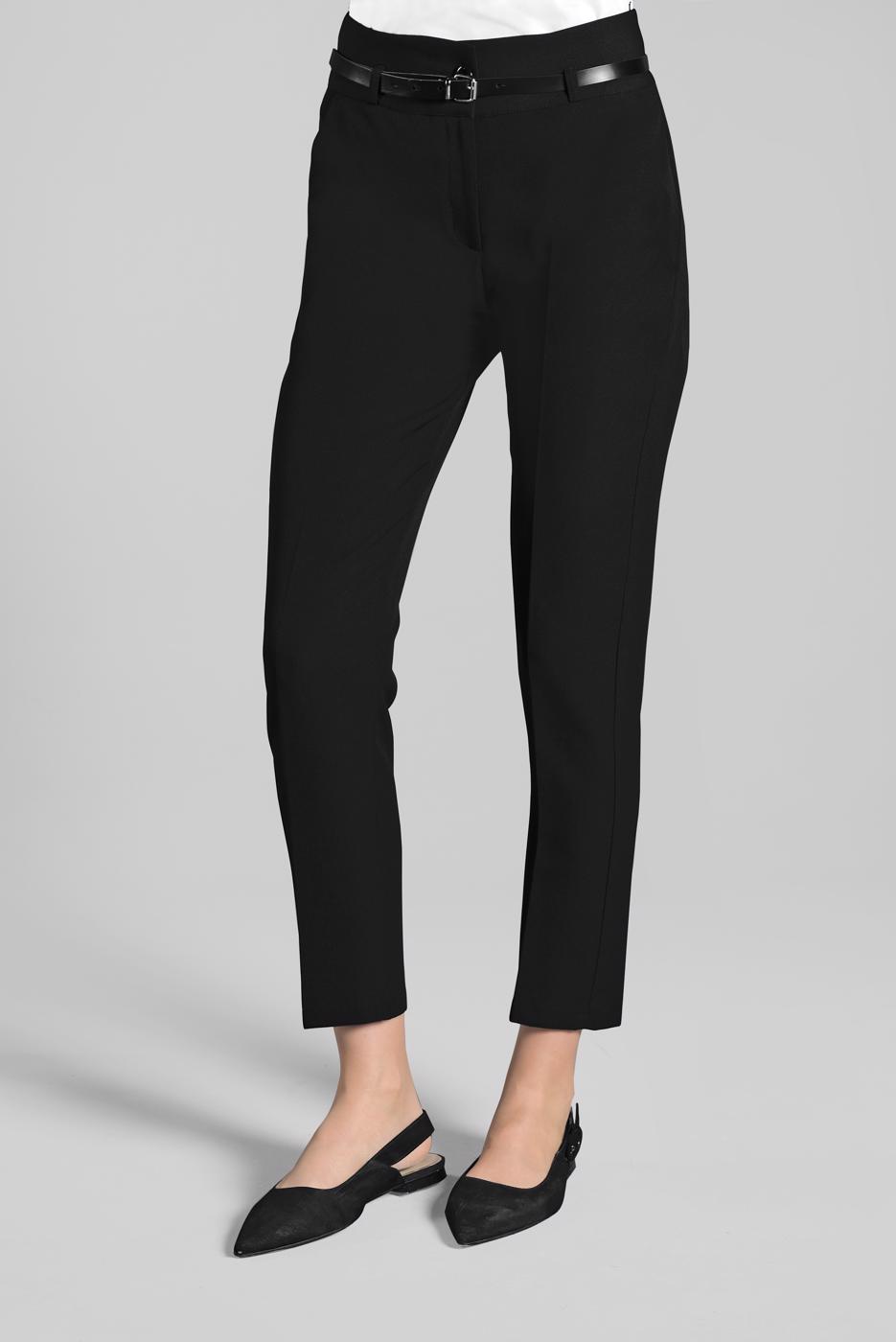 Hijab clothing BLACK Mid Rise Carrot Pants T 6002 