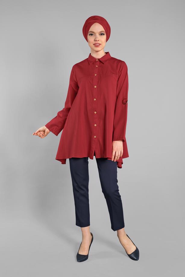 Hijab clothing  Mid Rise Carrot Pants T 6002  - TRENDTESETTÜR