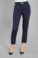 Hijab clothing NAVY BLUE Mid Rise Carrot Pants T 6002 