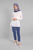 Vêtements hijab BLEU Pantalon T 6002 