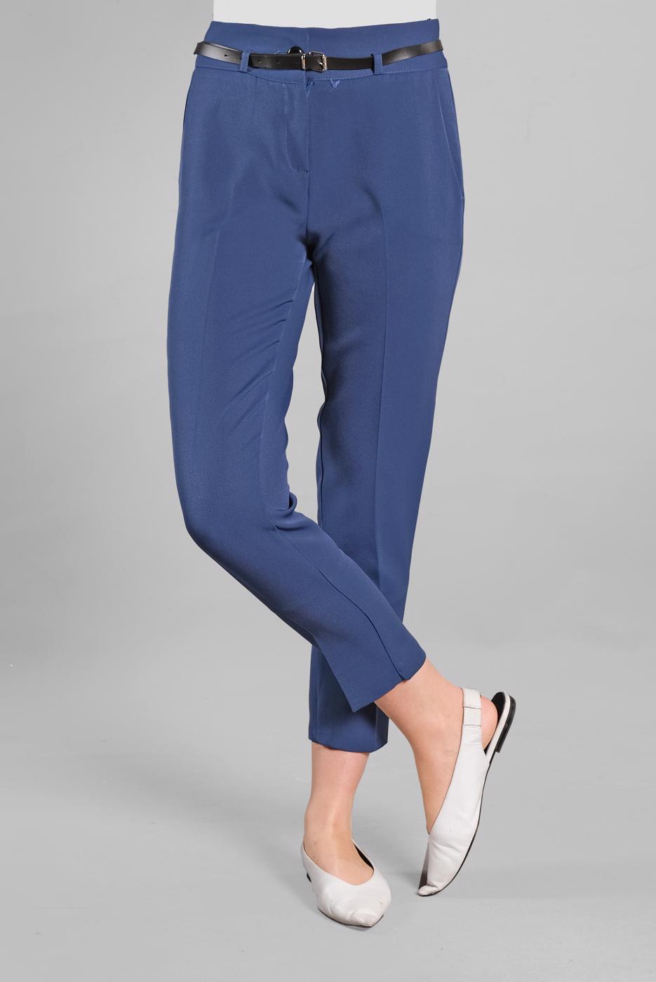 Vêtements hijab BLEU Pantalon T 6002 