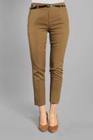 Hijab clothing BROWN Mid Rise Carrot Pants T 6002 
