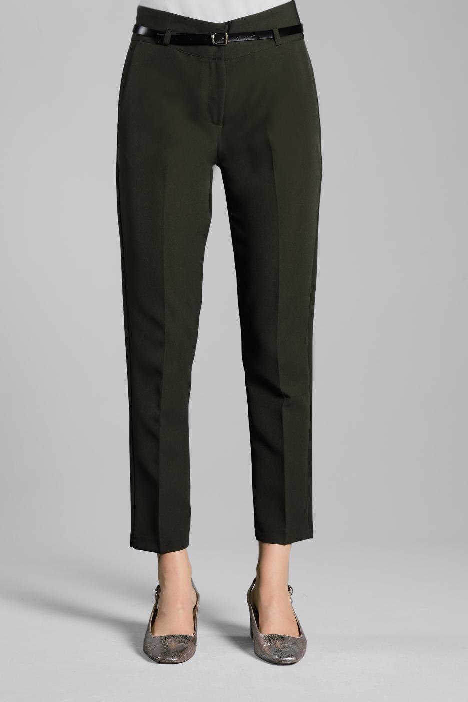 Hijab clothing KHAKI Mid Rise Carrot Pants T 6002 