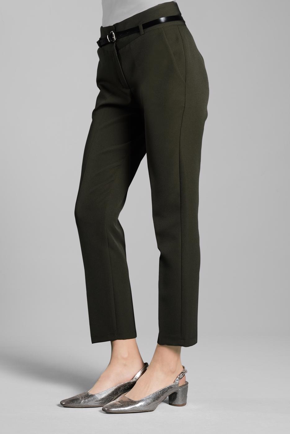 Hijab clothing KHAKI Mid Rise Carrot Pants T 6002 