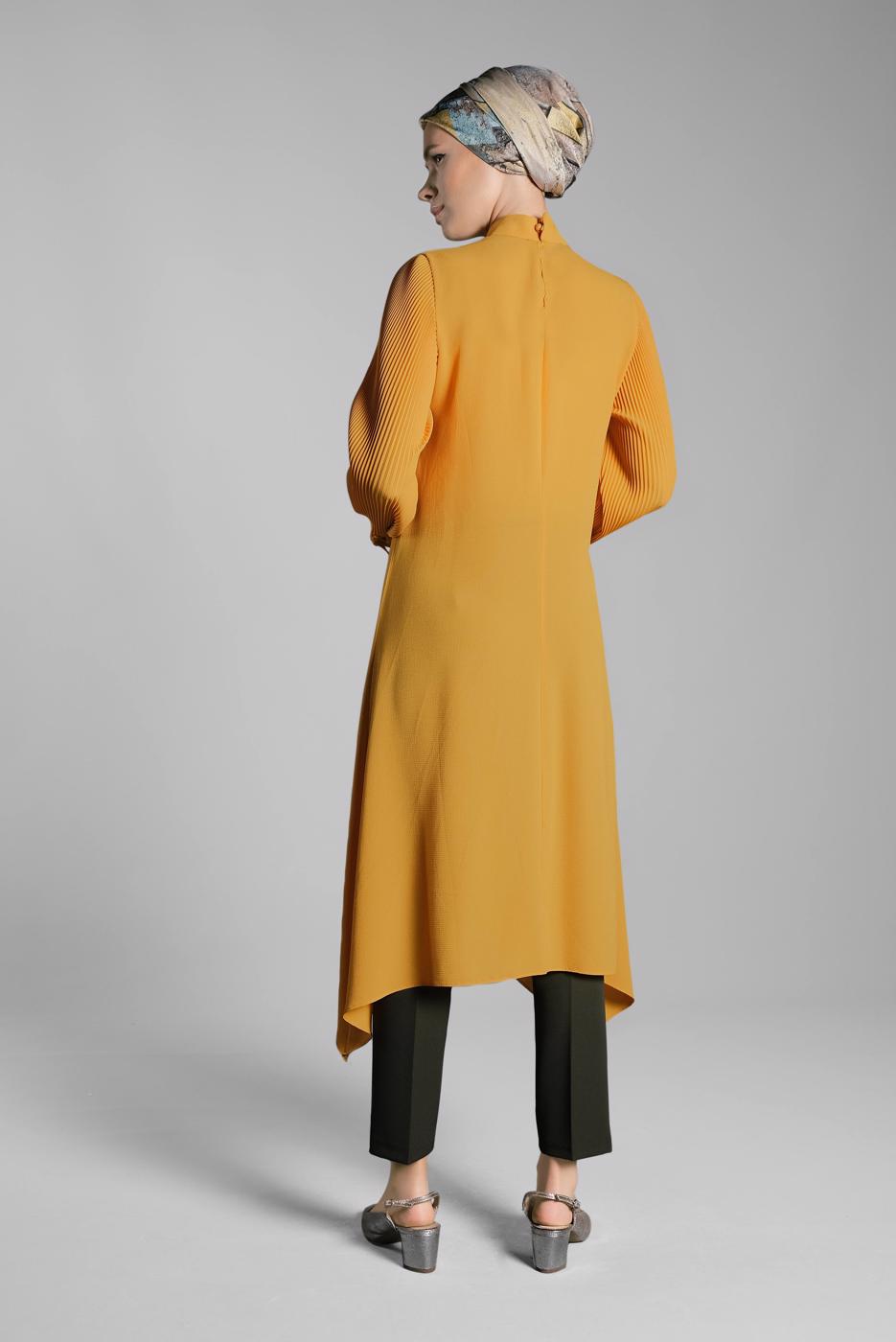 Hijab clothing KHAKI Mid Rise Carrot Pants T 6002 