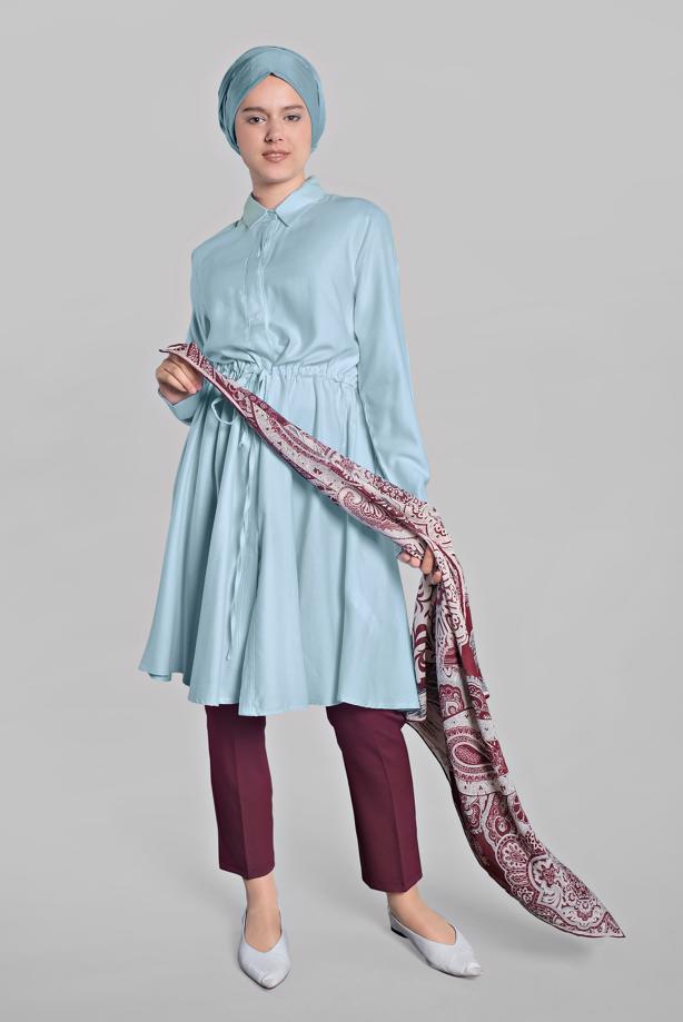 Hijab clothing  Mid Rise Carrot Pants T 6002  - TRENDTESETTÜR