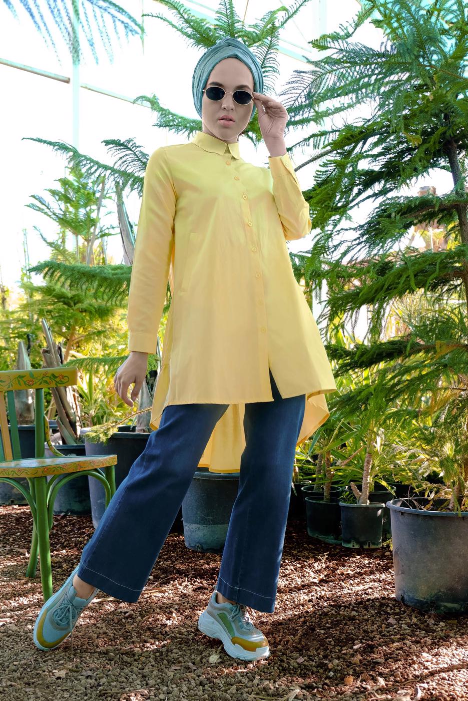 Vêtements hijab BLEU MARINE Pantalon T 6254 