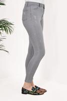 Hijab clothing GREY Slim Pants T 6634 