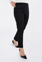 Tesettür giyim SİYAH YÜKSEK BEL DAR PAÇA KLASİK PANTOLON T 7306