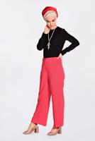 Tesettür giyim MERCAN İNCİLİ BOL PAÇA PANTOLON 7372