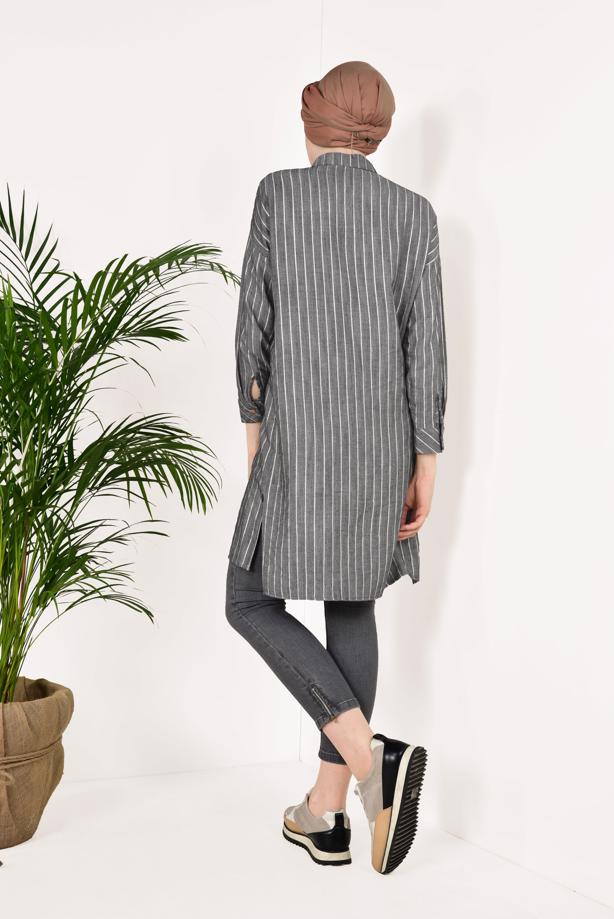 Hijab clothing  Zippered Cuff Pants T 7634  - TRENDTESETTÜR