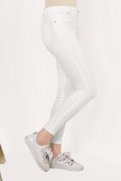 Tesettür giyim KREM DAR PAÇA PAMUKLU PANTOLON 8024