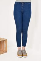 Hijab clothing NAVY BLUE Lycra High Waist Pants T 8634 