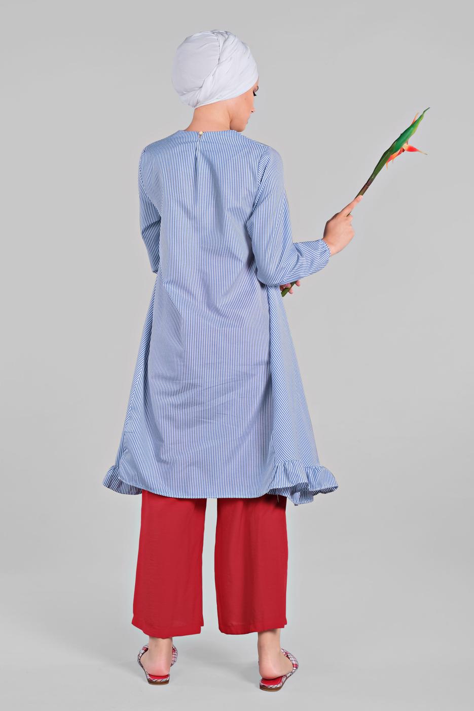 Vêtements hijab ROUGE T 9002 HZL-PANTOLON