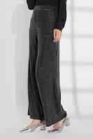 Tesettür giyim GRİ SİMLİ SALAŞ PANTOLON 9055 