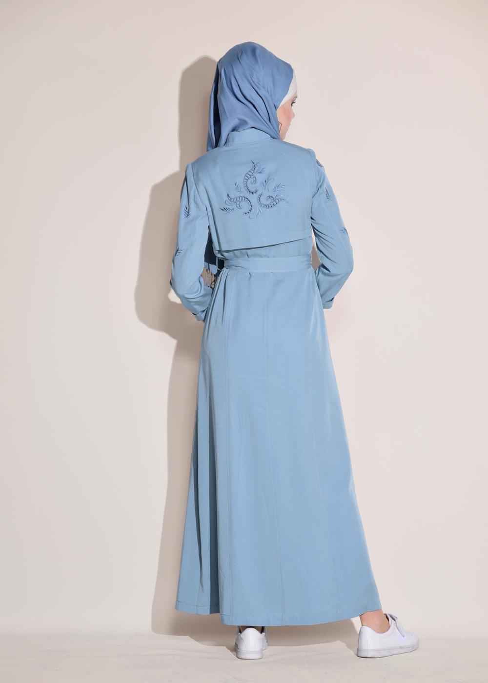 Vêtements hijab BLEU T 1228 ALVİNA NEW TANYA PARDESÜ