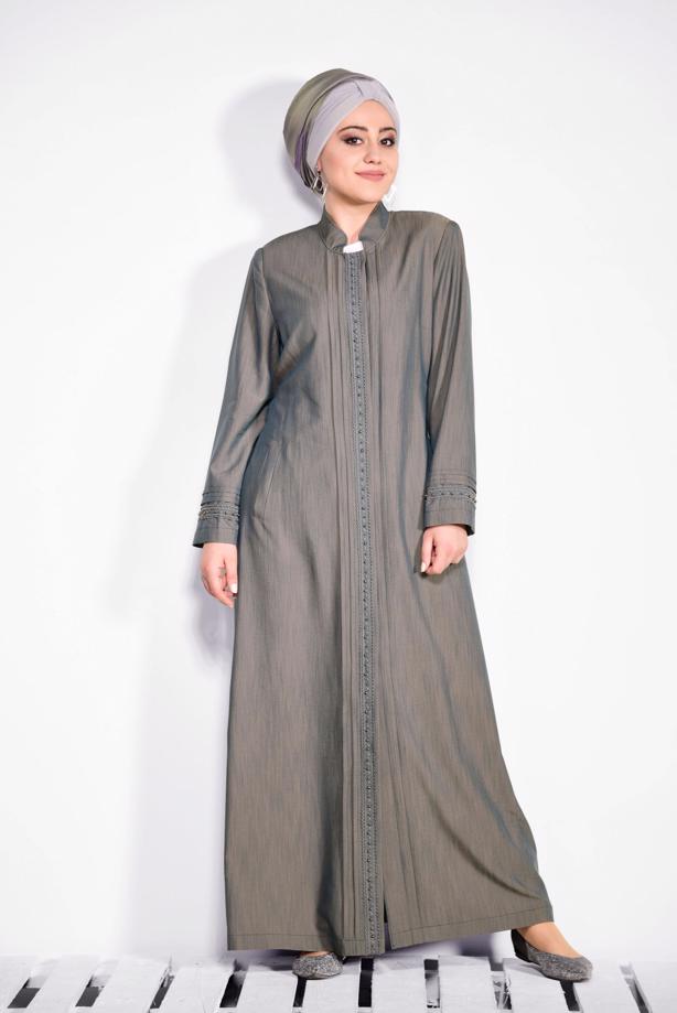 Vêtements hijab BLEU T 1247 Alvina 17575 Pardesü - TRENDTESETTÜR