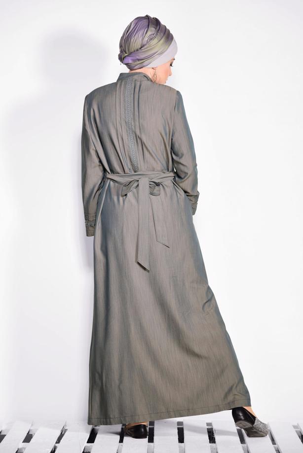 Vêtements hijab BLEU T 1247 Alvina 17575 Pardesü - TRENDTESETTÜR