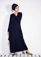 Vêtements hijab BLEU MARINE T 1277 Alvina Kiwon Pardesü
