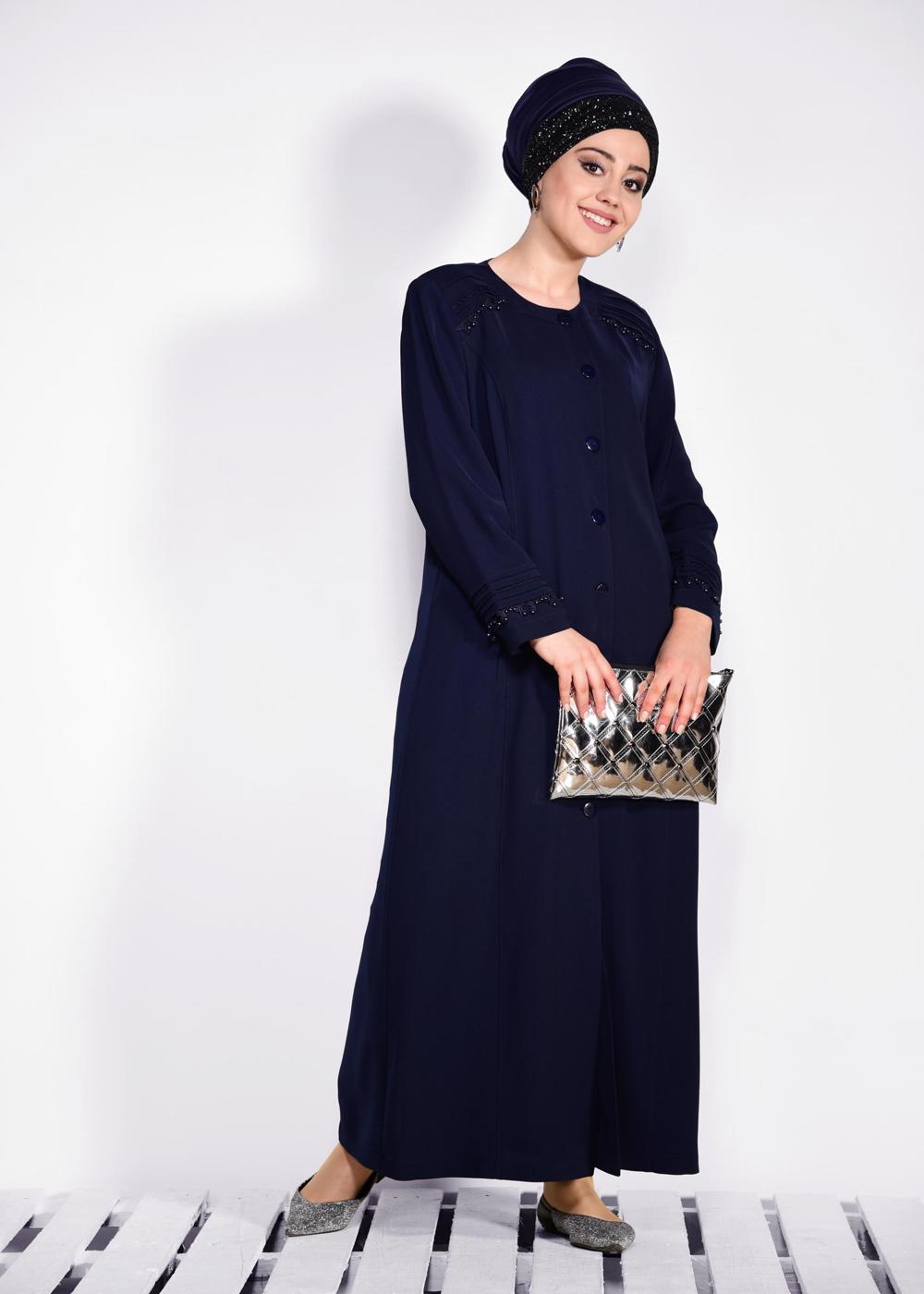 Vêtements hijab BLEU MARINE T 1277 Alvina Kiwon Pardesü