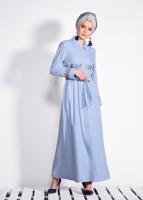 Vêtements hijab BLEU Pardessus T 1284