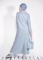 Hijab clothing GREY T 1296 Alvina Cunta 8251 Pardesü