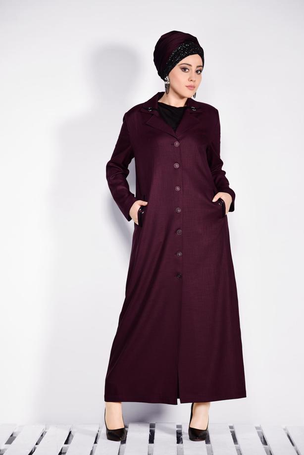 Vêtements hijab ROUGE BORDEAUX T 1296 Alvina Cunta 8251 Pardesü - TRENDTESETTÜR