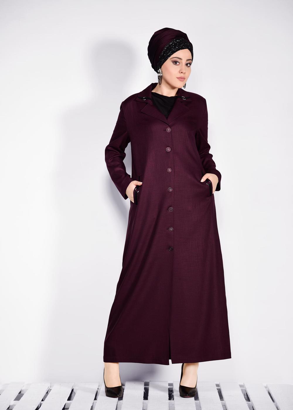 Vêtements hijab ROUGE BORDEAUX T 1296 Alvina Cunta 8251 Pardesü