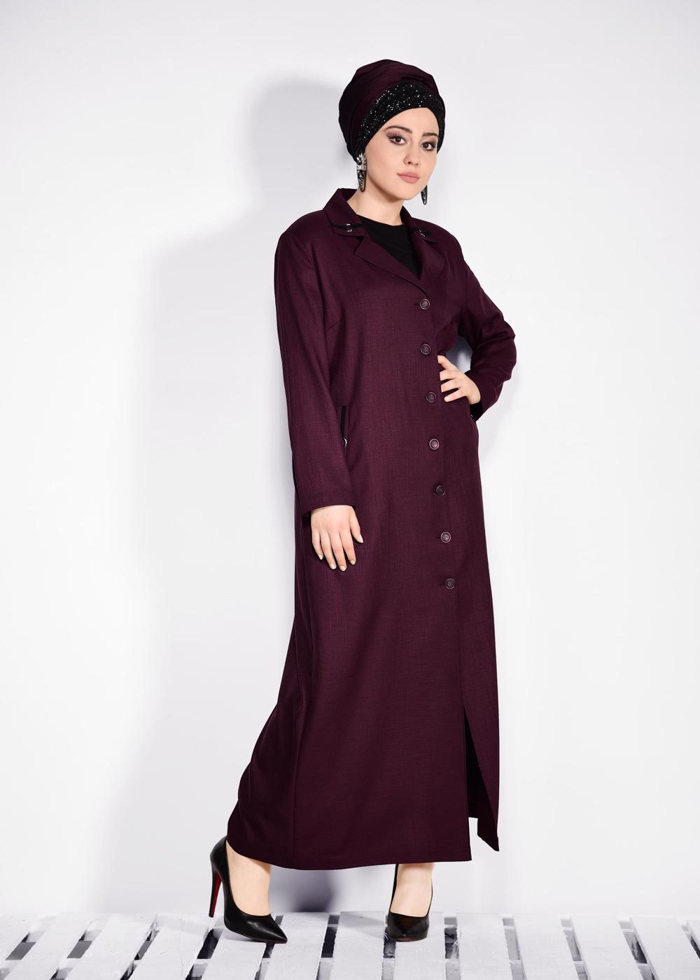 Vêtements hijab ROUGE BORDEAUX T 1296 Alvina Cunta 8251 Pardesü