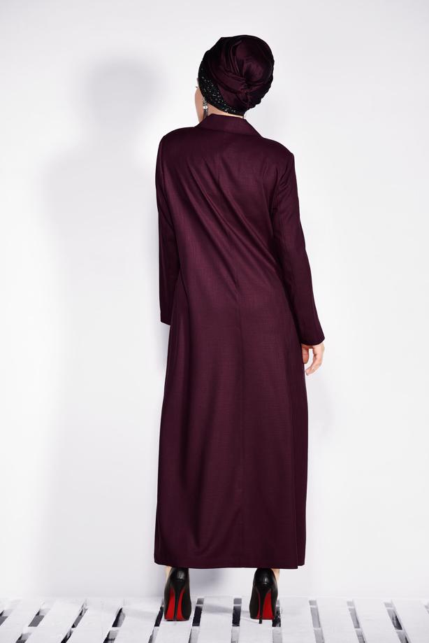 Vêtements hijab ROUGE BORDEAUX T 1296 Alvina Cunta 8251 Pardesü - TRENDTESETTÜR