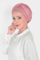 Vêtements hijab ROUGE T 9951 ALVİNA TÜL ŞERİTLİ ABİYE ŞAL