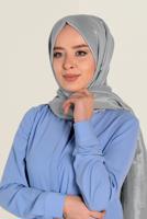Hijab clothing SILVER T 9953 ALVİNA TÜYLÜ ABİYE ŞAL