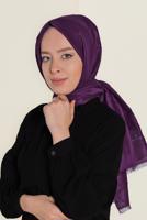 Tesettür giyim MOR T 9953 ALVİNA TÜYLÜ ABİYE ŞAL