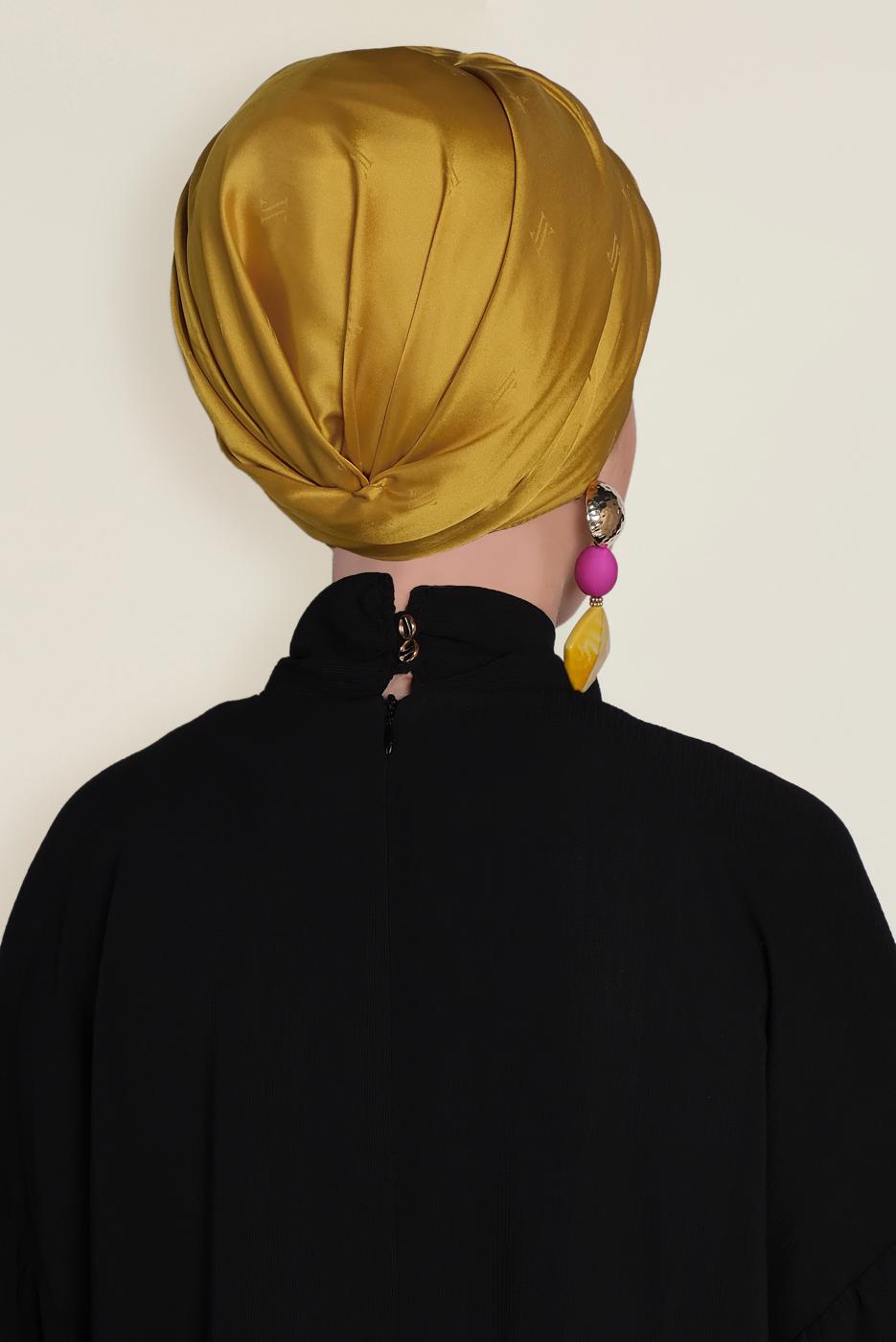 Hijab clothing YELLOW ALVİNA SHAWL 9957 