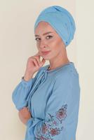 Hijab clothing BLUE ALVİNA SHAWL 9971