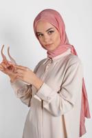 Hijab clothing RED ALVİNA SHAWL 9972 