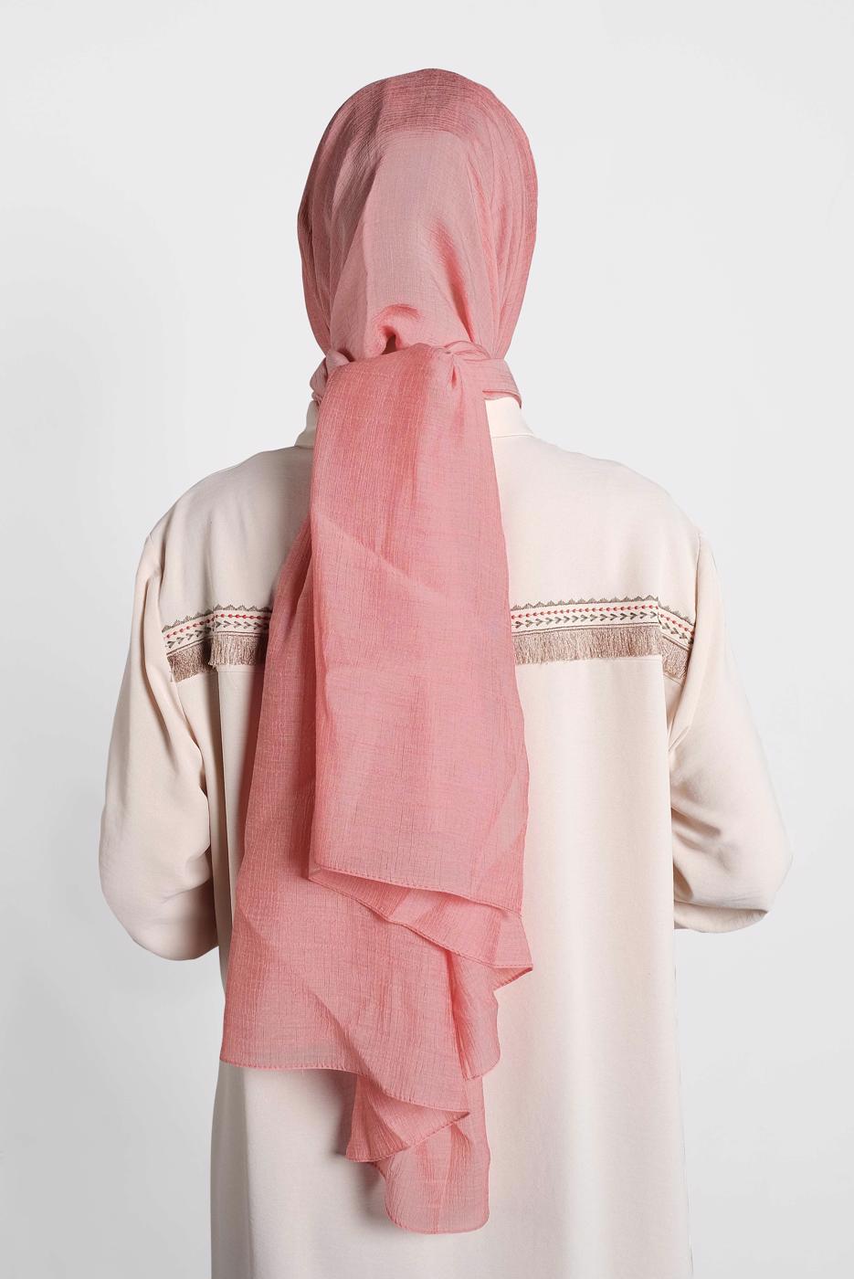 Hijab clothing RED ALVİNA SHAWL 9972 