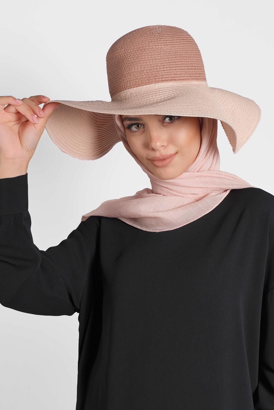 Tesettür giyim PUDRA ALVİNA AMORA ŞAL 9972