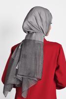 Tesettür giyim GRİ T 9973 ALVİNA PRENSES ŞAL