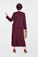 Vêtements hijab ROUGE BORDEAUX T 3466E Alvina Elvan 3731 3&prime;lü Etekli Tkm.