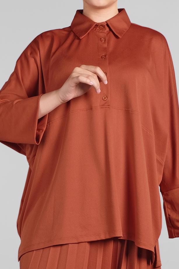 Vêtements hijab  T 6556 DKN-2′Lİ ETEKLİ TAKIM - TRENDTESETTÜR