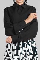 Tesettür giyim SİYAH GEOMETRİK DESEN ETEKLİ 2&prime;Lİ ETEKLİ TAKIM 9366