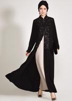 Vêtements hijab NOIR T 3423 Alvina Aslı 5929 2′li Elbiseli Takım