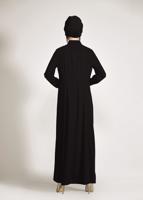 Vêtements hijab NOIR T 3423 Alvina Aslı 5929 2′li Elbiseli Takım